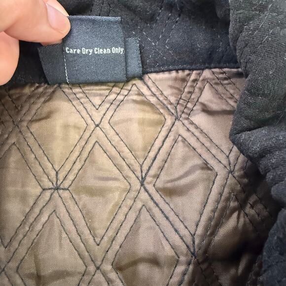 Nomadic Traders Black Quilted Long Coat Women’s Size M – Warm Winter Outerwear - Picture 8 of 13